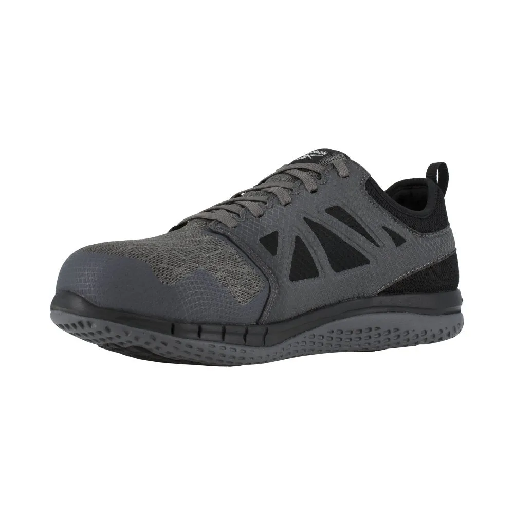 Reebok Zprint Athletic Work Shoe Men's Steel Toe Rb4252 In Grey