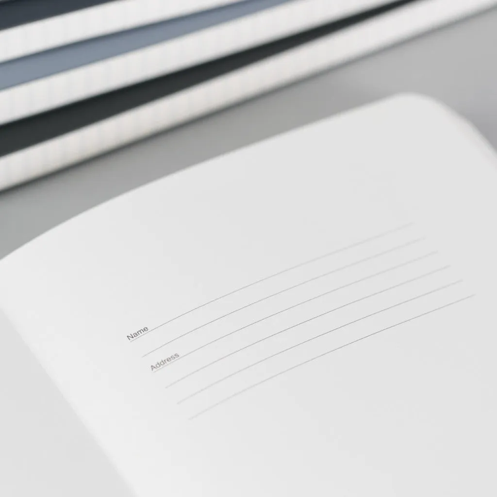 ReLeather & Sustainable A5 Make A Mark Notebook - Dusty Blue