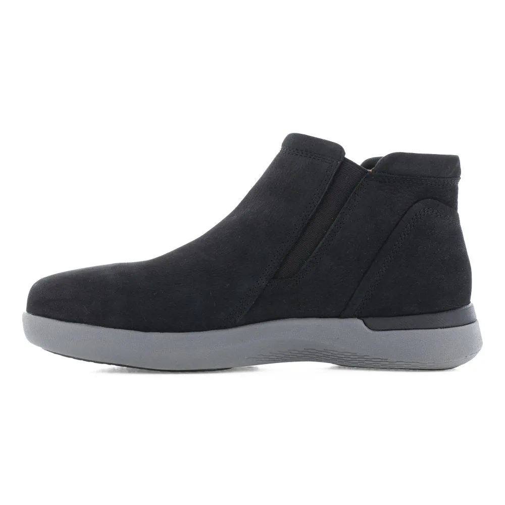 Rockport Work Zip Bootie Women's Composite Toe Shoe's Rk684 In Black