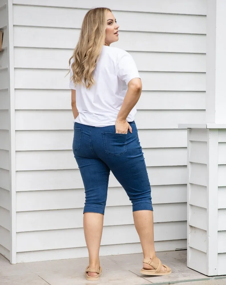 Slip On Capri