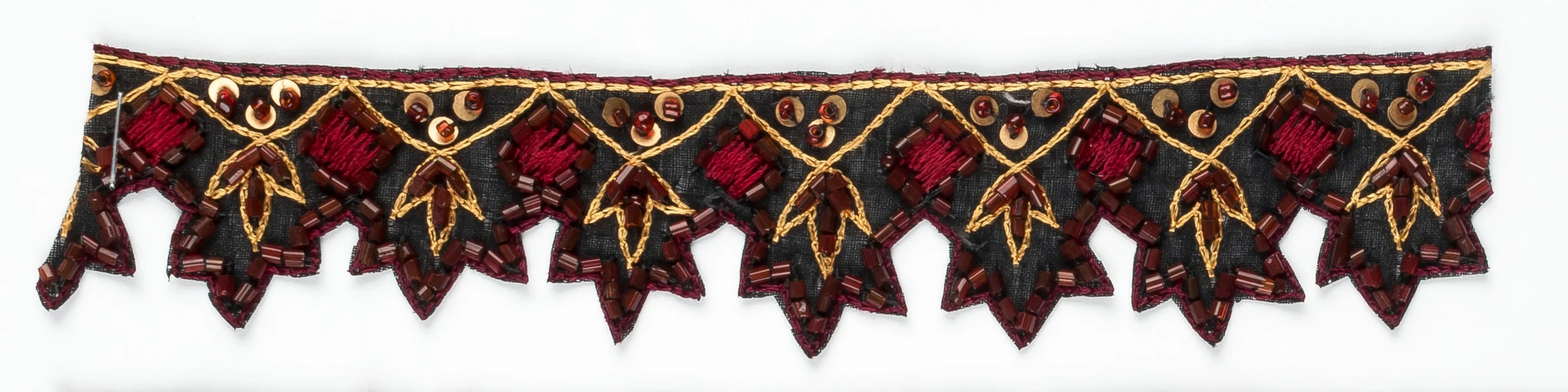 Star Shape Handcrafted Indian Trim 1.50" - 1 Yard