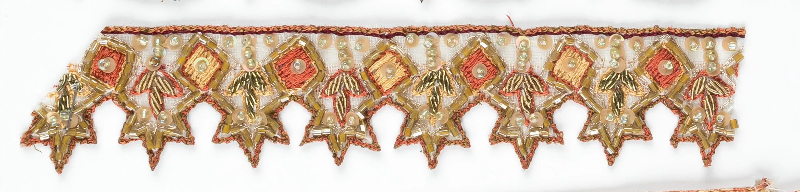 Star Shape Handcrafted Indian Trim 1.50" - 1 Yard