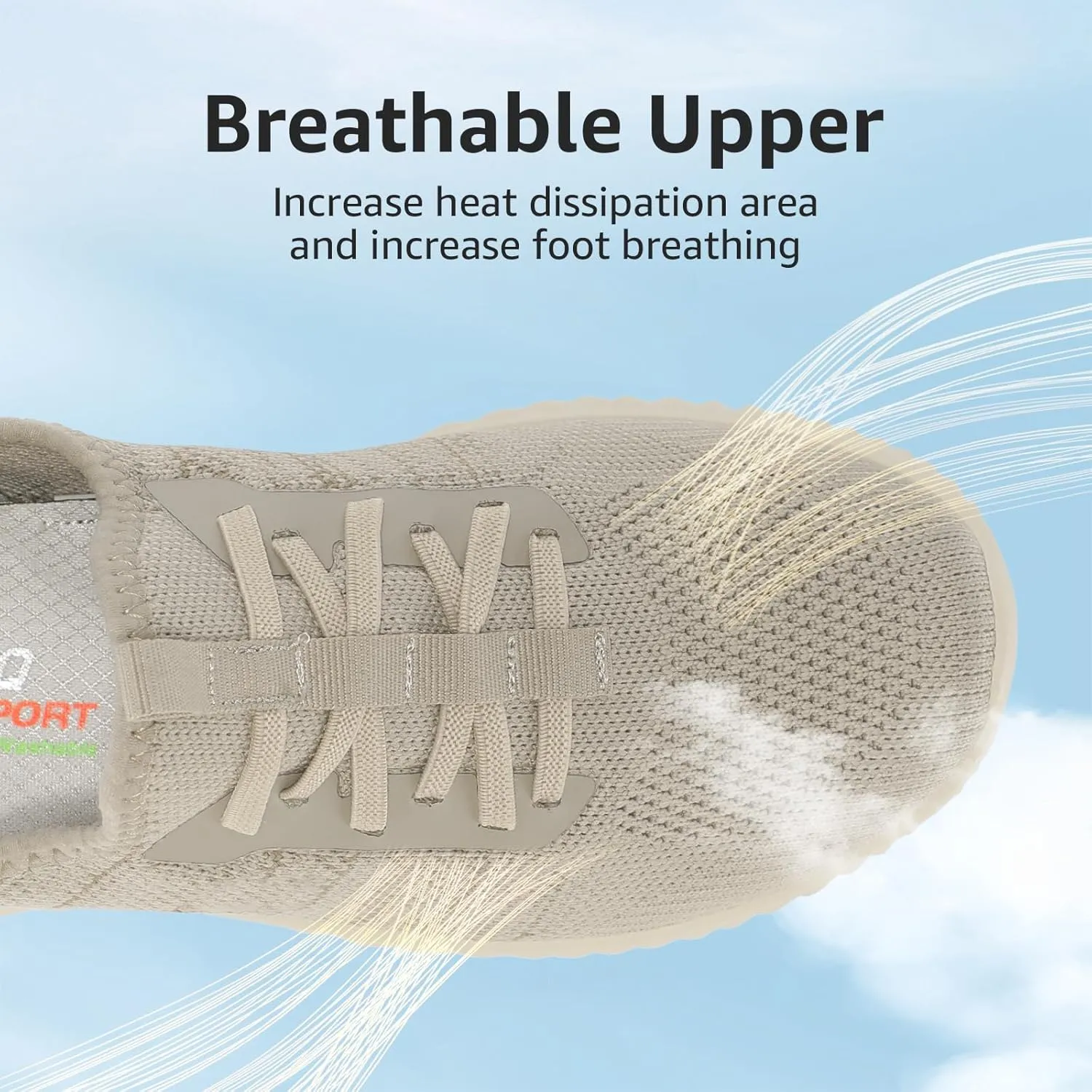 STQ Slip On Shoes Womens Orthopedic Walking Sneakers Lightweight Ladies Pregnancy Maternity Nurse Tennis Shoes for Plantar Fasciitis Relief Arch Support