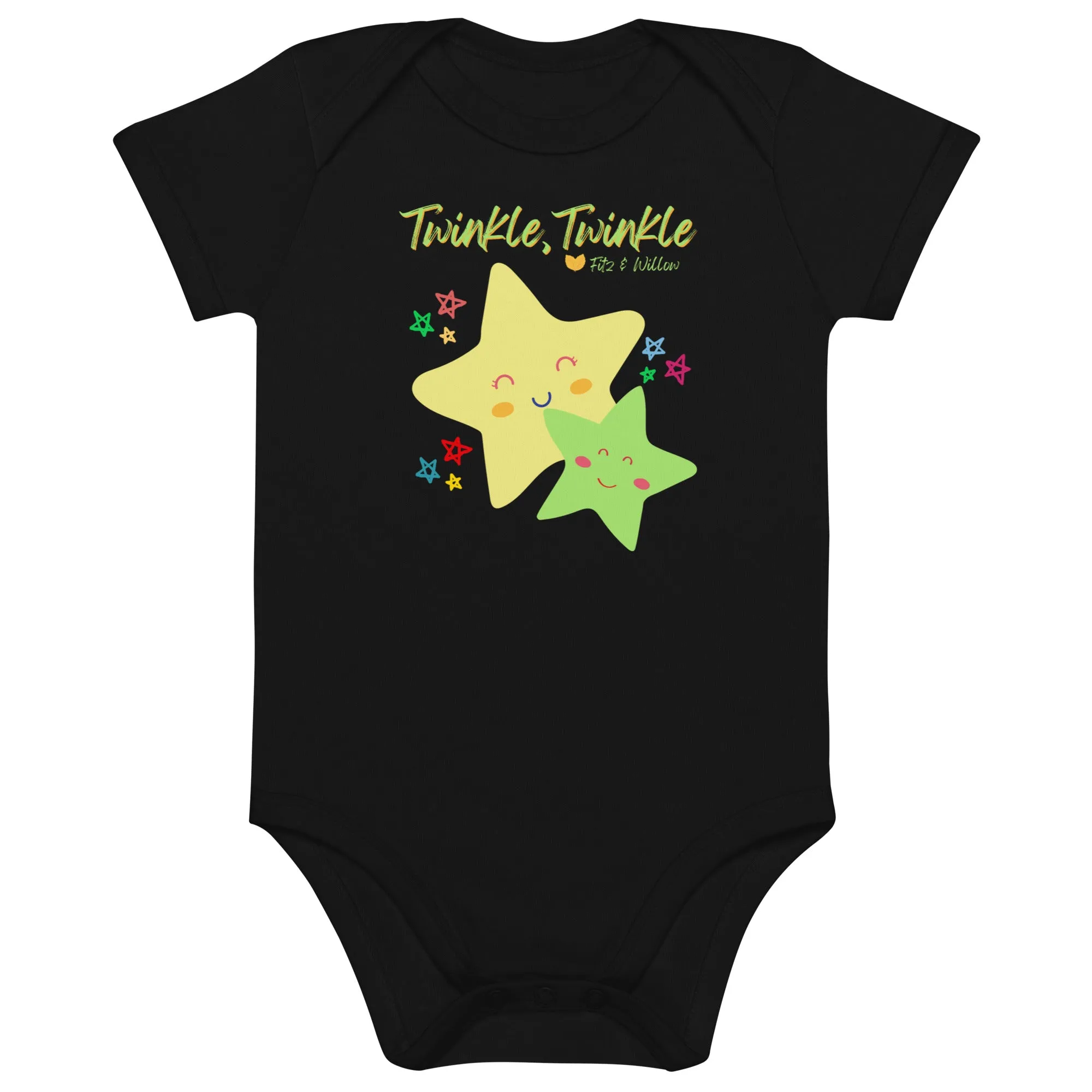 Sustainable baby bodysuit, Twinkle