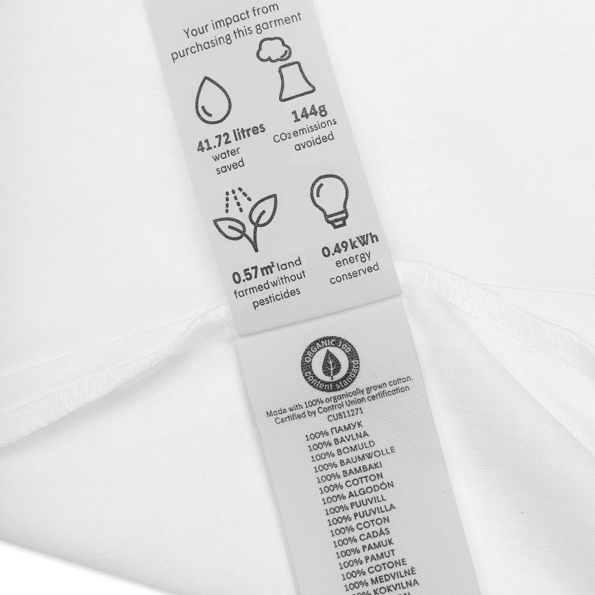 Sustainable baby bodysuit, Twinkle