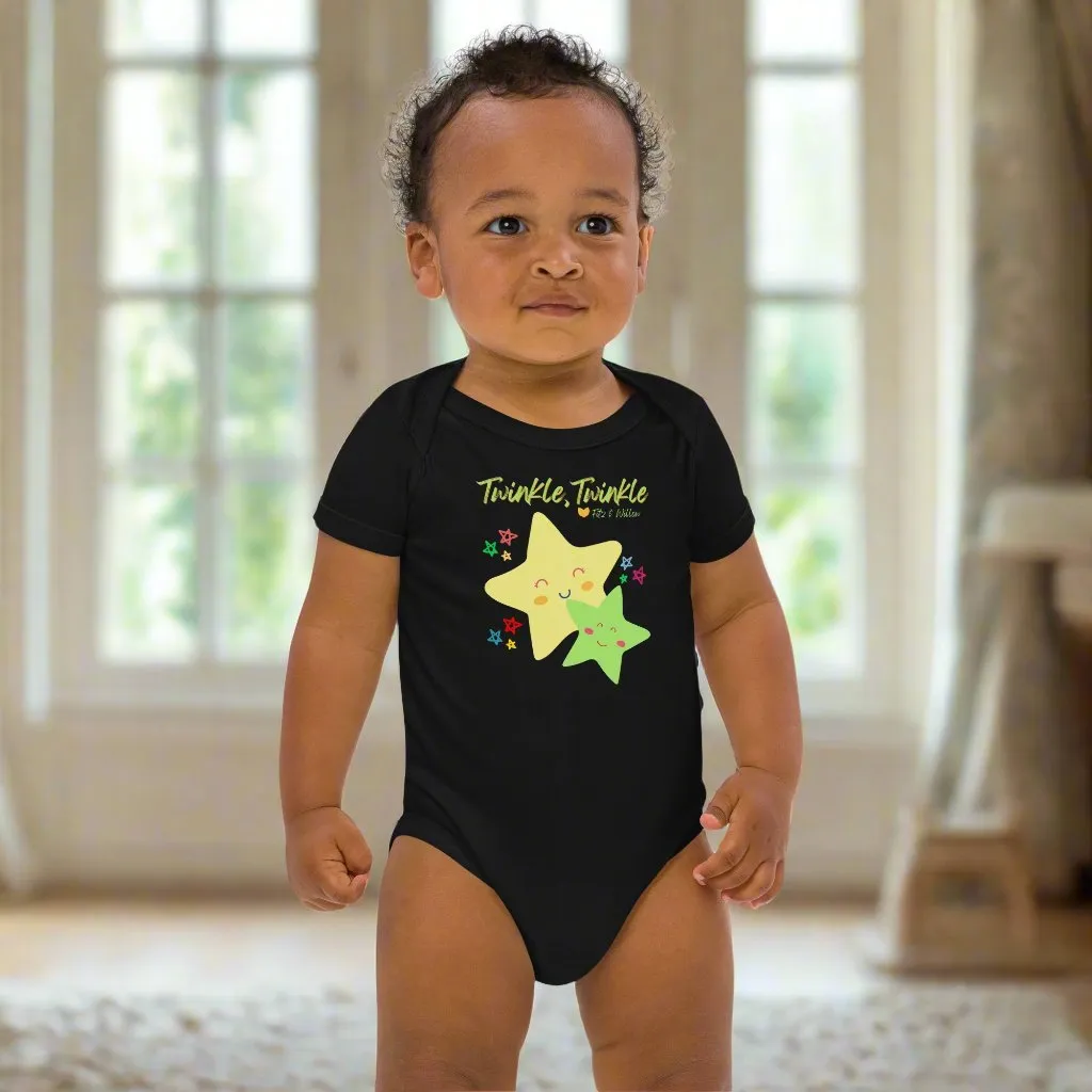 Sustainable baby bodysuit, Twinkle