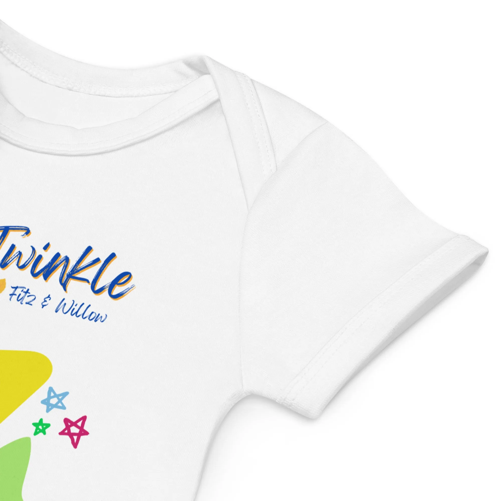 Sustainable baby bodysuit, Twinkle