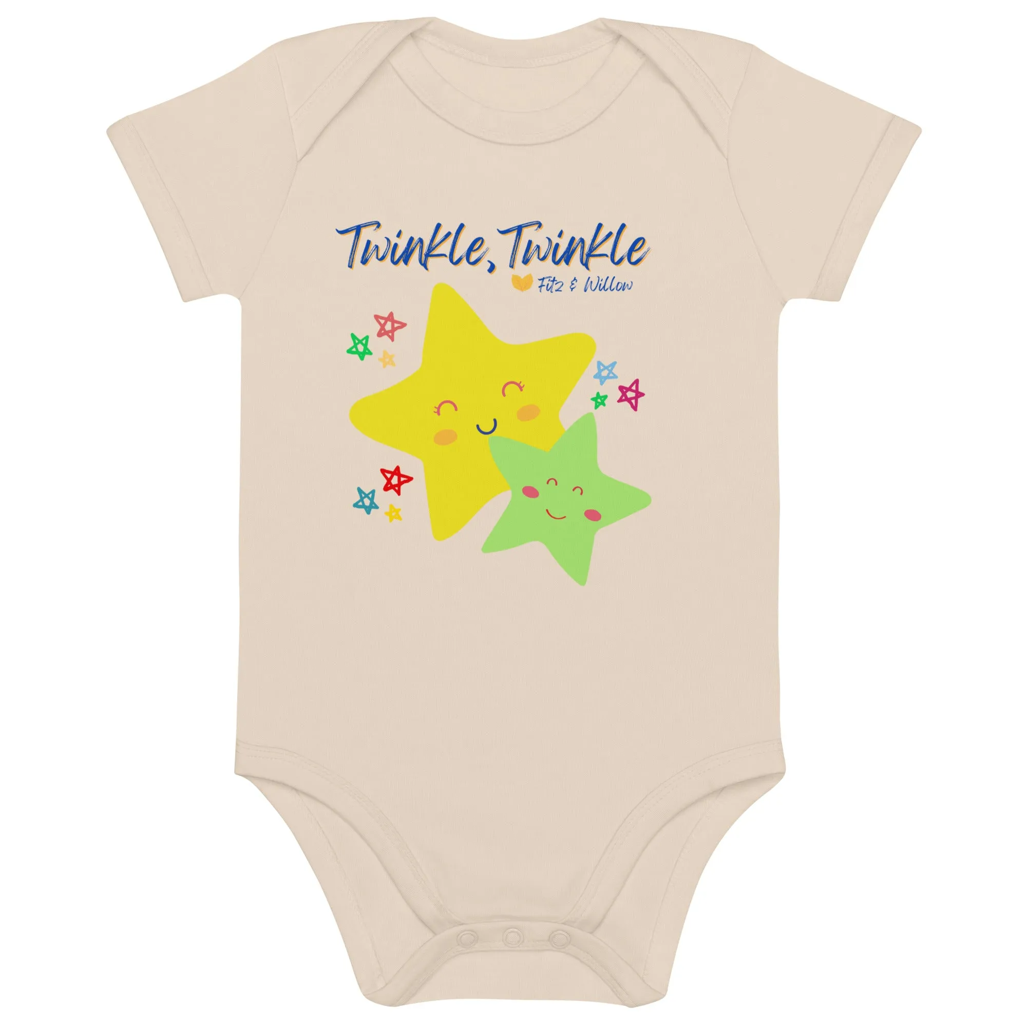 Sustainable baby bodysuit, Twinkle