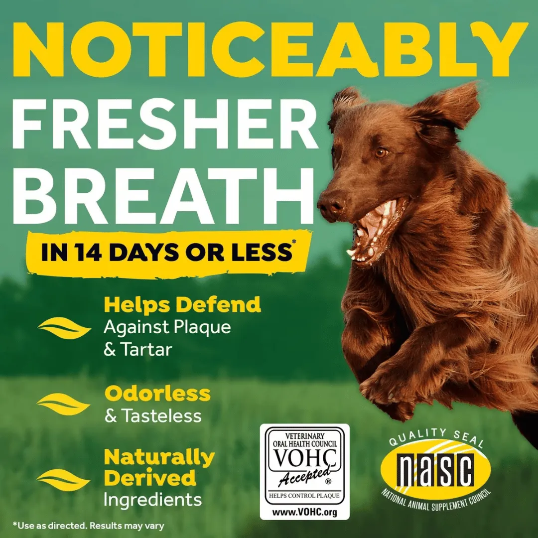TropiClean Fresh Breath Oral Care Dog Dental Water Additive