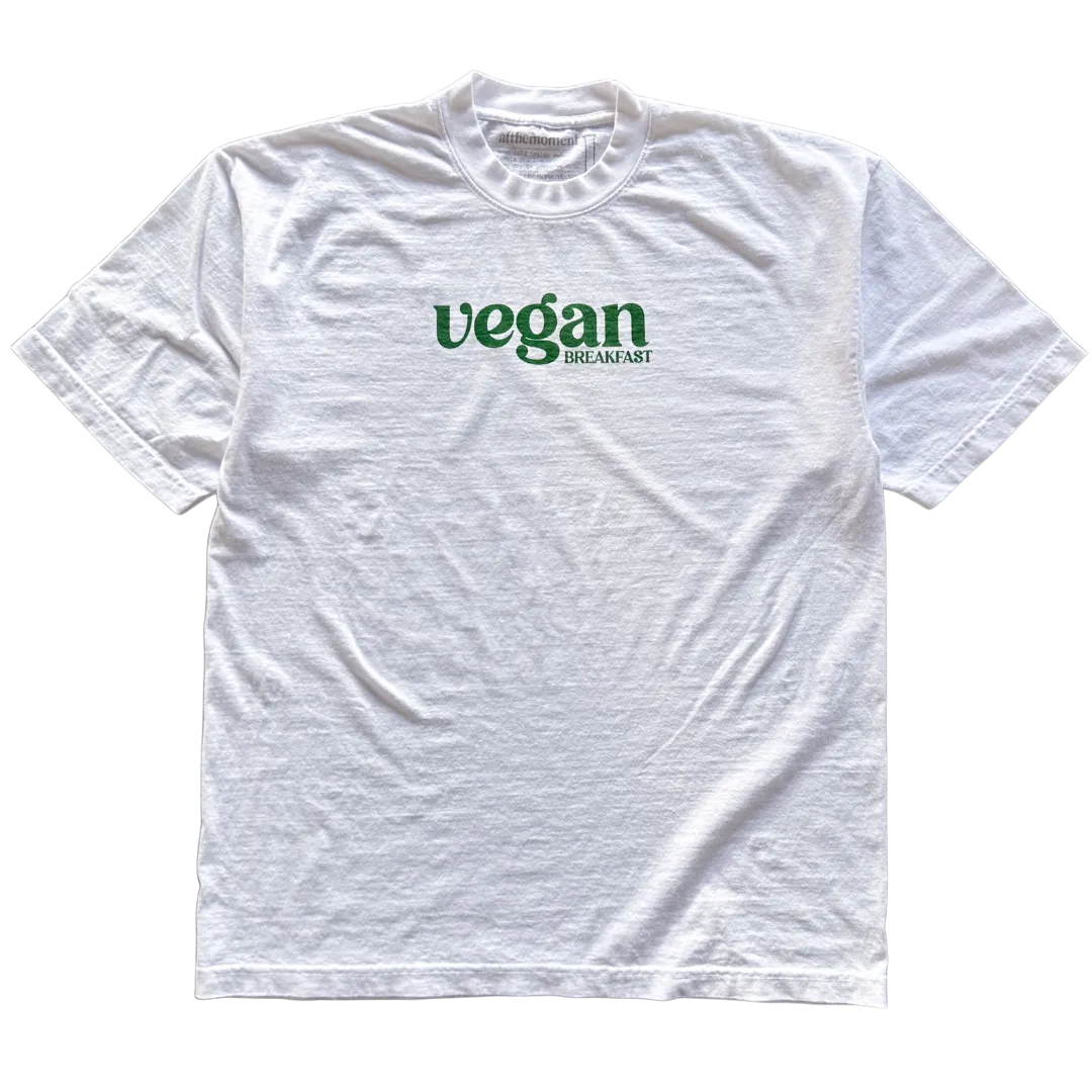 Vegan Breakfast Text Tee
