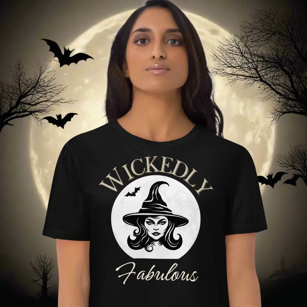 Vegan Organic Wickedly Fabulous Halloween T-Shirt