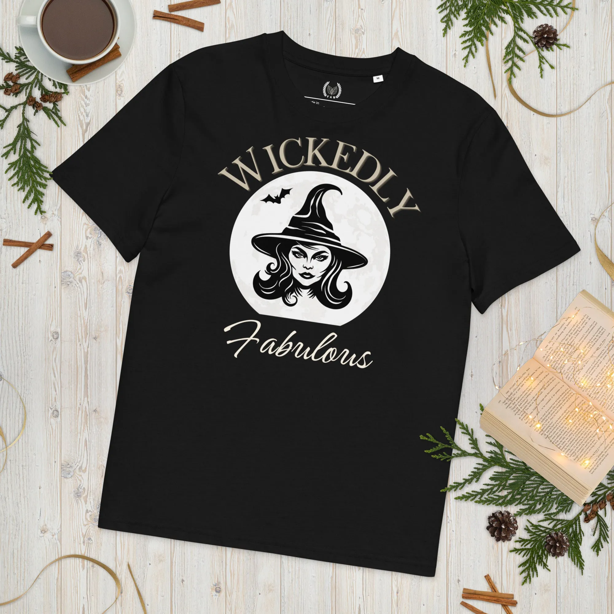 Vegan Organic Wickedly Fabulous Halloween T-Shirt