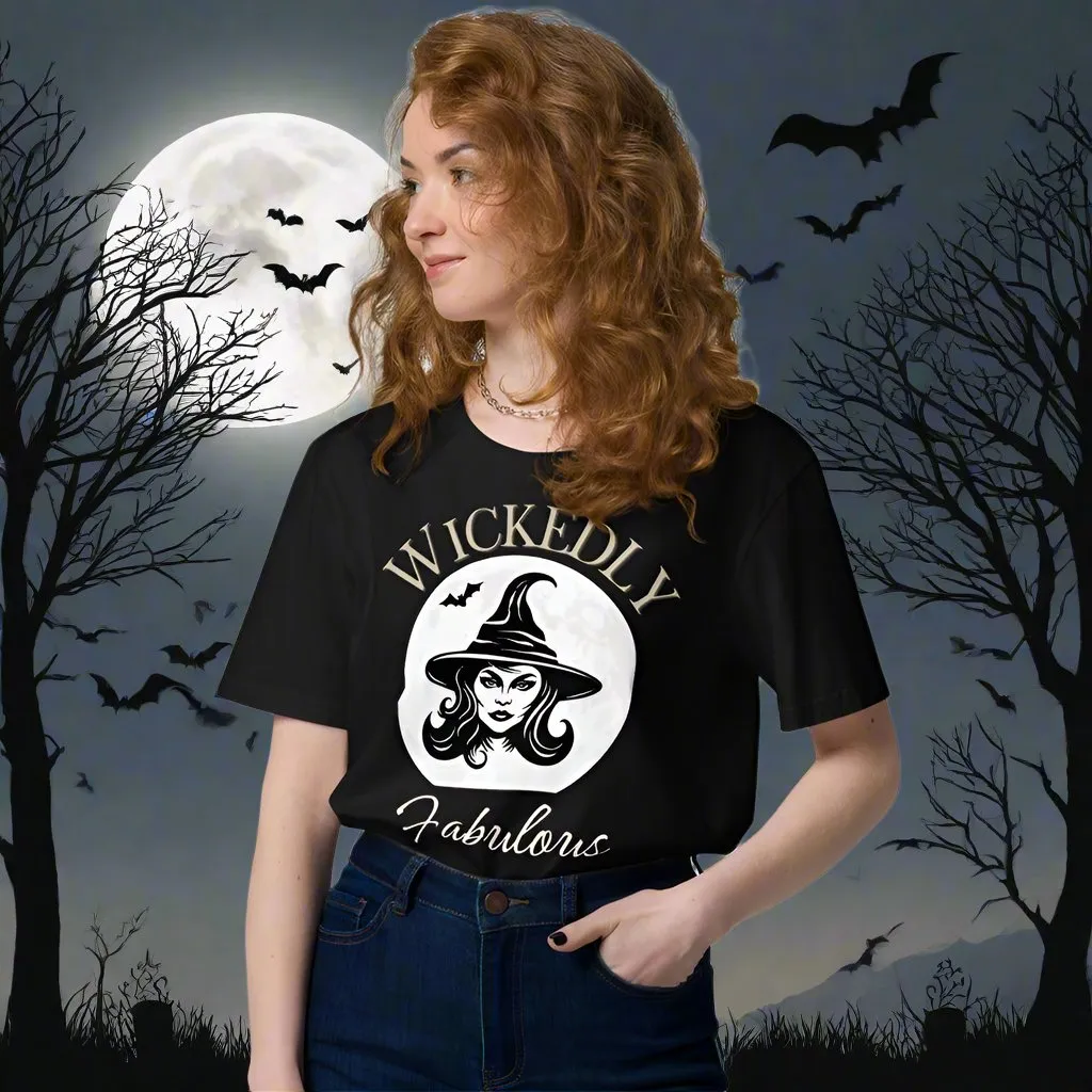 Vegan Organic Wickedly Fabulous Halloween T-Shirt