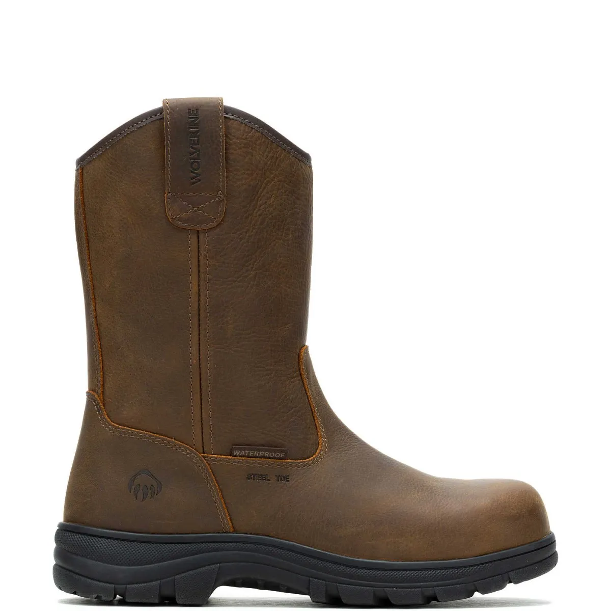 Wolverine Carlsbad Men's Wellington Steel-toe Work Boot (w241069) In Sudan Brown