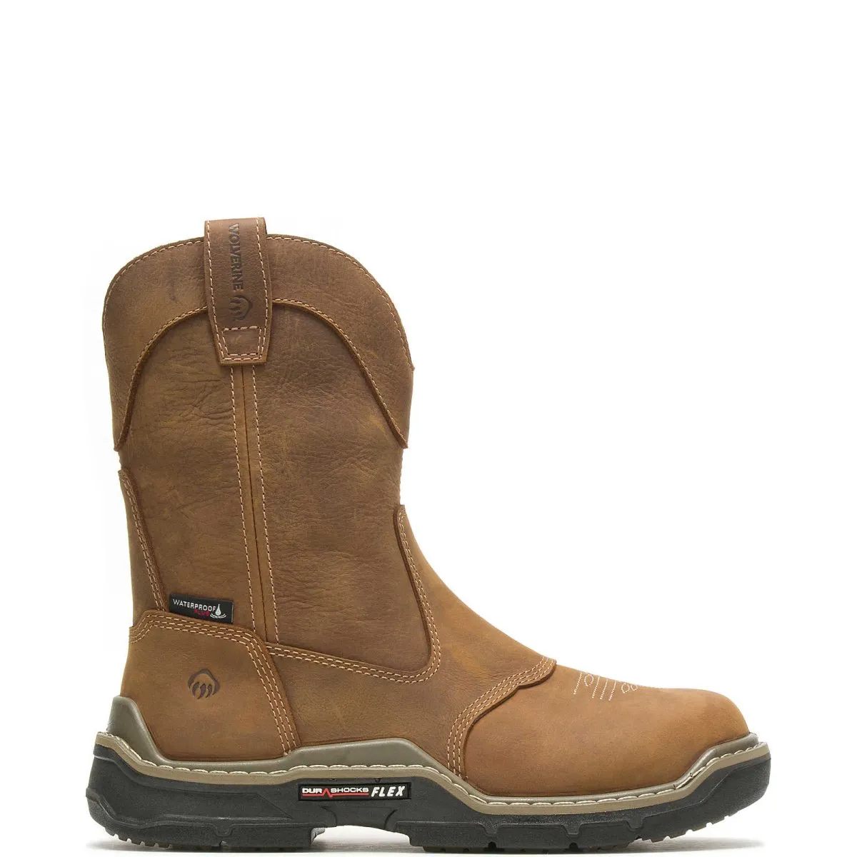 Wolverine Men's Raider Wellington Soft Toe Work Boot (w220038) In Real Brown