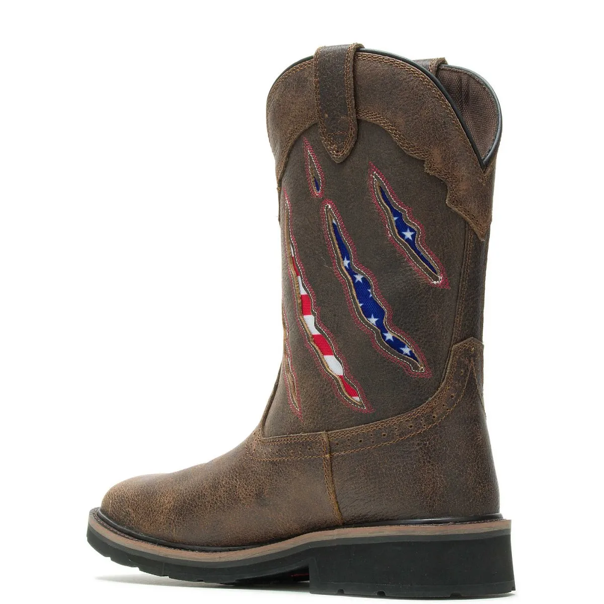 Wolverine Men's Rancher Claw Wellington Steel Toe Work Boot (w201218) In Flag/brown