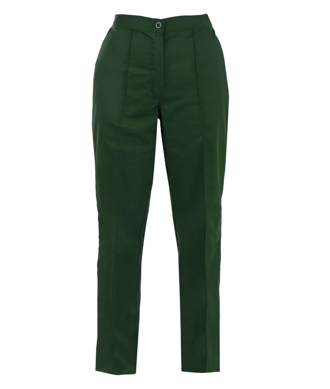 Women's Healthcare Straight Leg Work Trousers - Back Elasticated