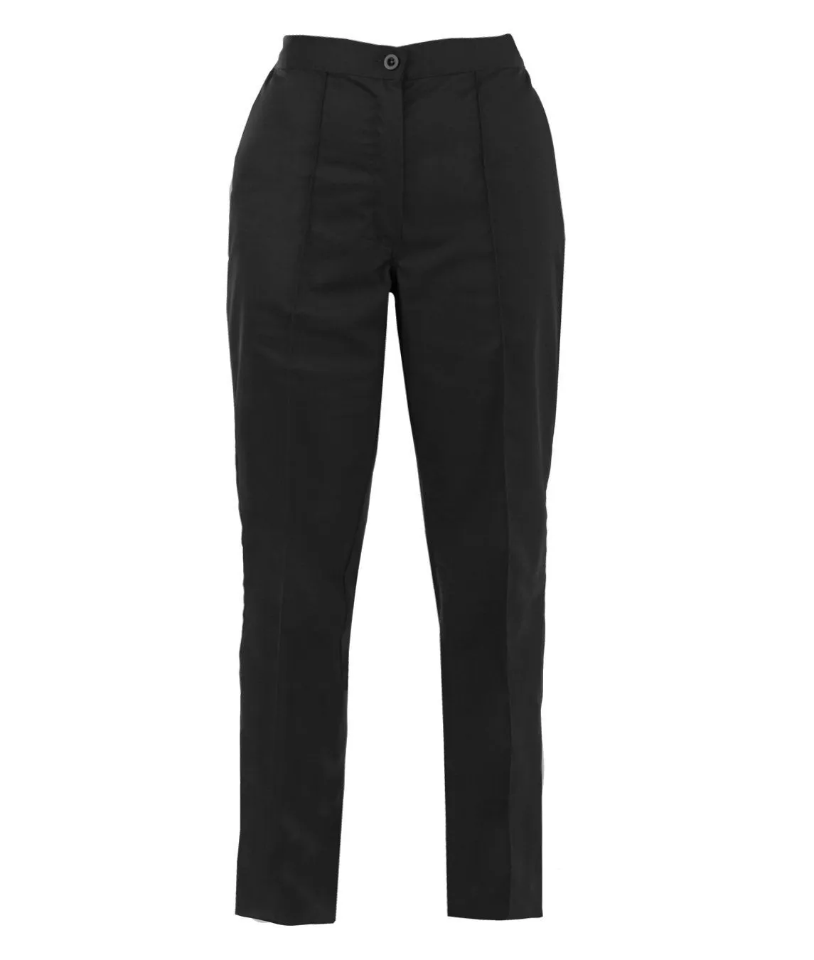Women's Healthcare Straight Leg Work Trousers - Back Elasticated