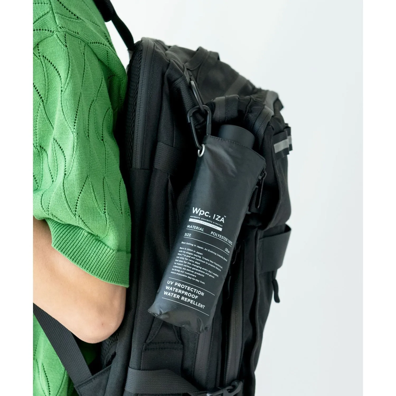 WPC IZA Large & Compact UV Protection UPF 50  Umbrella 58cm