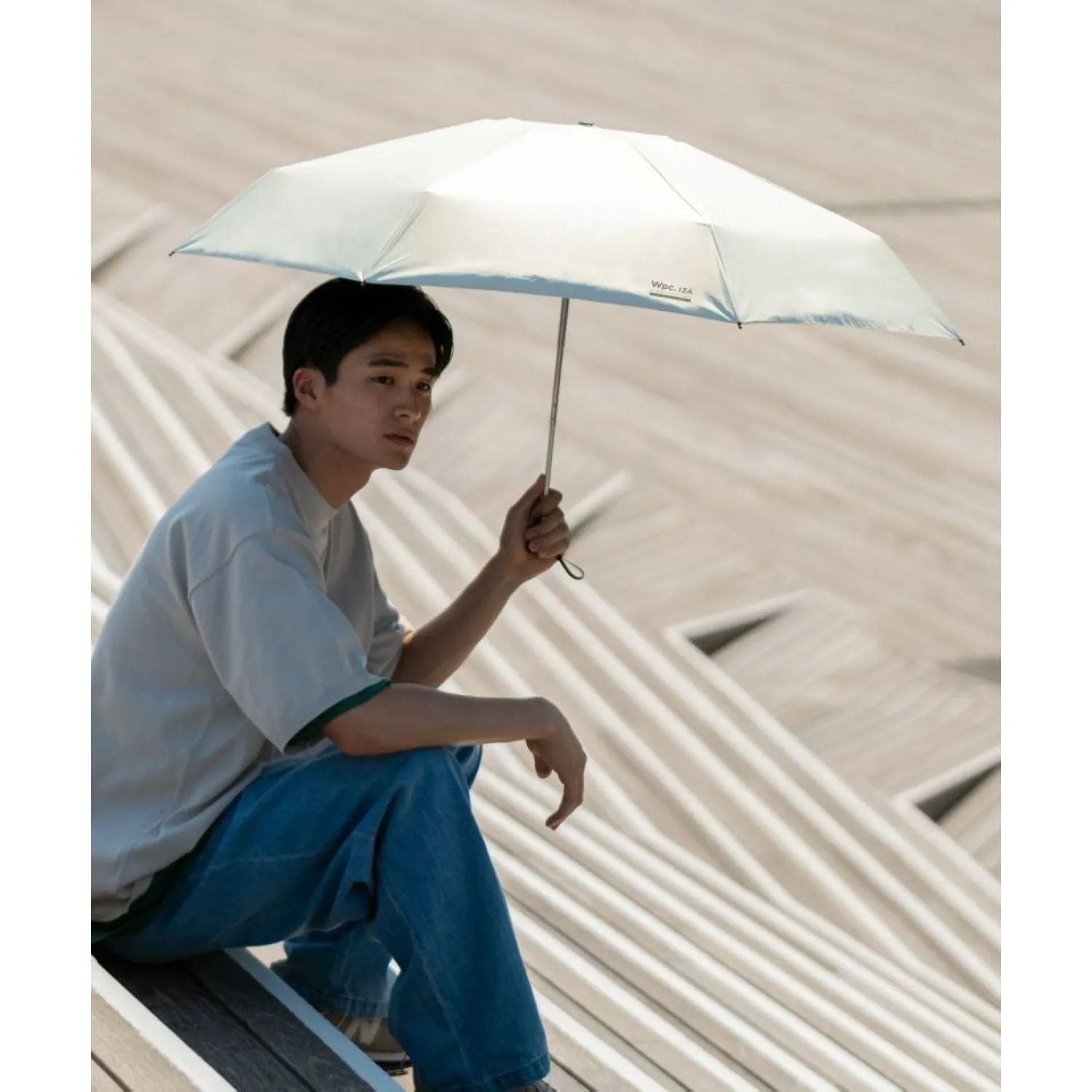 WPC IZA Large & Compact UV Protection UPF 50  Umbrella 58cm