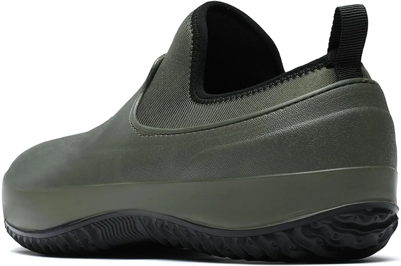 Wygwlg Men Work Chef Shoes Large Size Non-Slip Casual Loafers Waterproof and Oilproof Flat Shoes Restaurant Shoes Outdoor Rain Boots